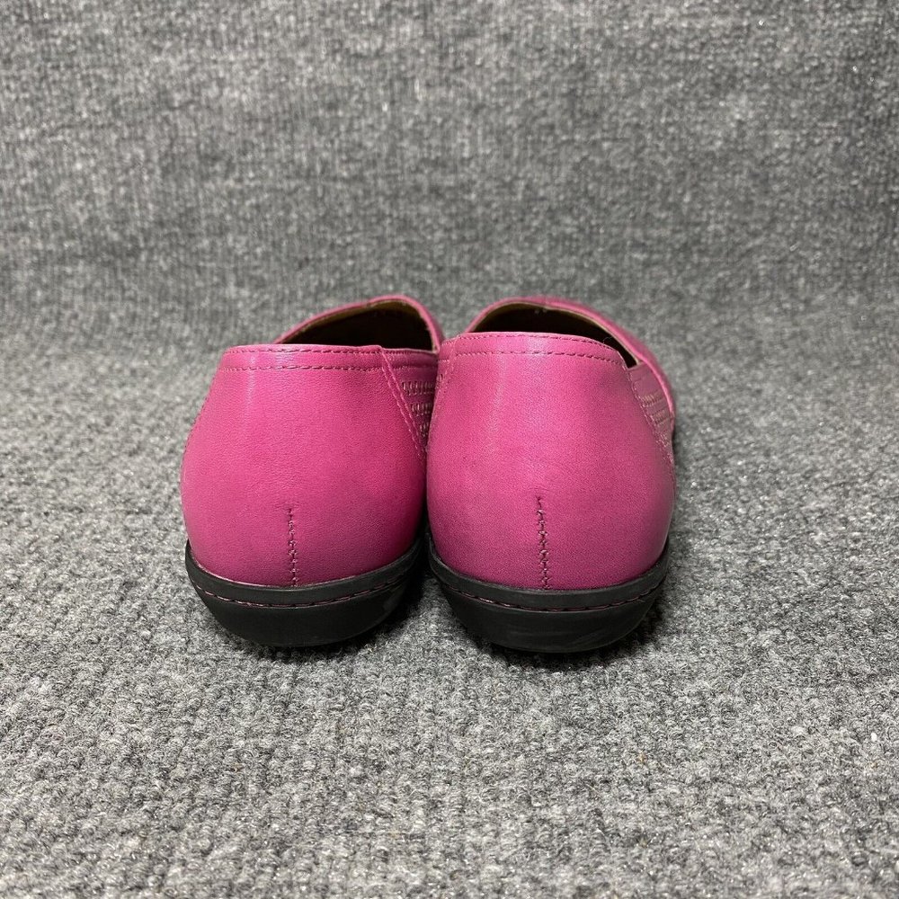 Dansko Neely Perforated Leather Flats Womens 36 / US 6 Pink Slip On Shoes - Picture 4 of 11